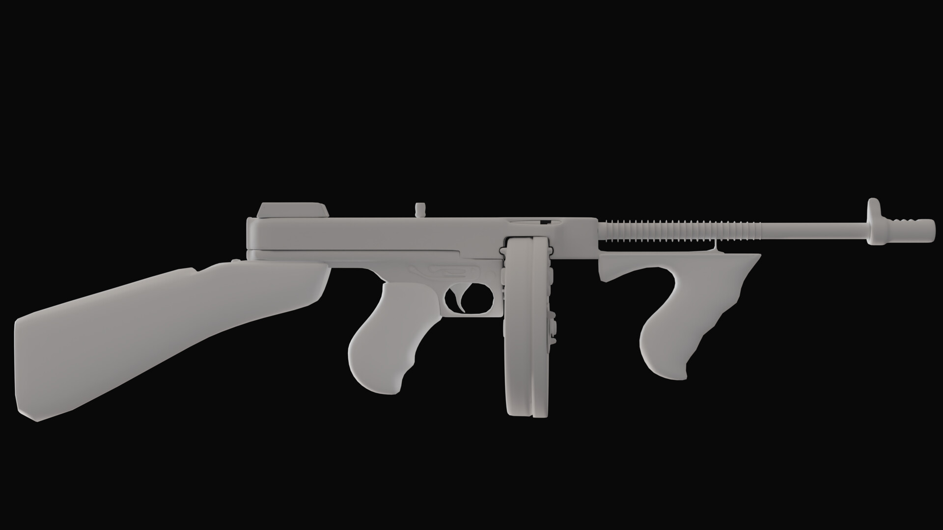 Subfusil Thompson — view 4